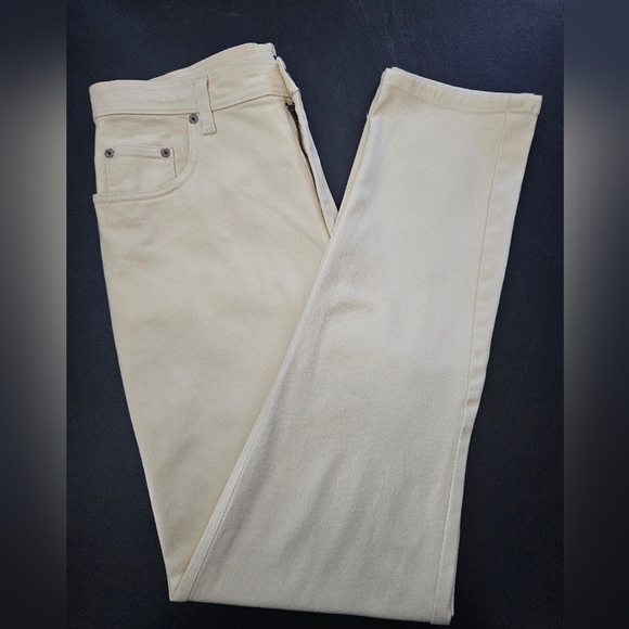 Vintage - Bill Blass Tall Cotton Stretch Yellow Jeans - Size 16 - NWOT - Picture 9 of 9